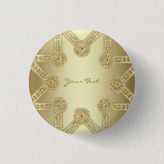 Gold Decorative Button (Voorkant)