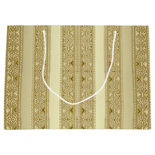 Gold Decorative Gift-tas Groot Cadeauzakje (Voorkant)