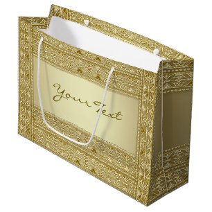 Gold Decorative Gift-tas Groot Cadeauzakje