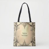 Gold Decorative Holiday Canvas tas (Voorkant)