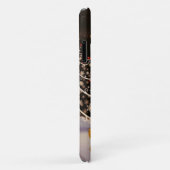 Gold  Deer Familie in Snowy Kerstbos Case-Mate iPhone Case (Achterkant/rechts)