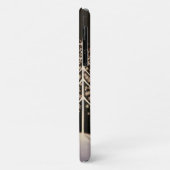 Gold  Deer Familie in Snowy Kerstbos Case-Mate iPhone Case (Achterkant/links)