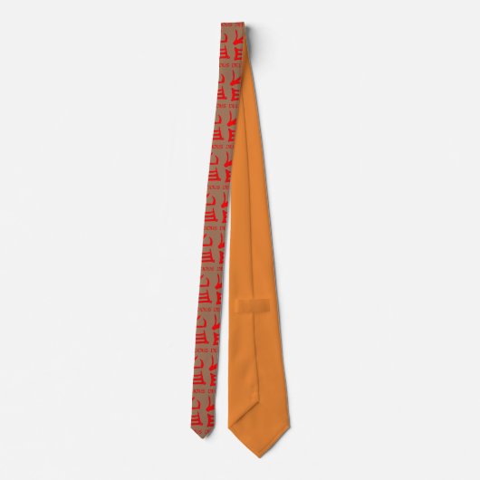 Gold Delicious necktie Stropdas (Achterkant)