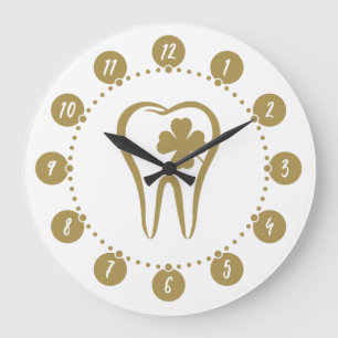 Gold Dentist Lucky Teeth Grote Klok