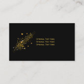 Gold & Diamants Initial O Stardust Carte de visite (Dos)