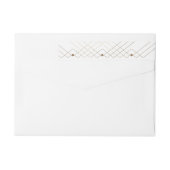 Gold Diamond Geometric Art Deco Gatsby Wedding (Achterkant)