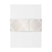 Gold Diamond Geometric Art Deco White Gatsby Uitnodigingen Wikkel (Achterkant Voorbeeld)