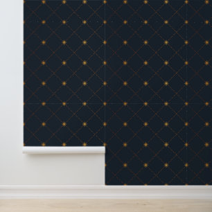 Gold Diamond Pattern Behang