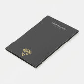 Gold Diamond Post-it® Notes (Schuin)