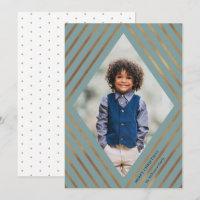 Gold Diamond Stripes Light-Lijst met kerstmis