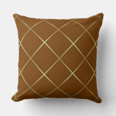 Gold Diamond Throw Pillow Kussen (Voorkant)