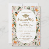 Gold Diamonds Meadow Wildflowers Afstuderen Kaart (Voorkant)