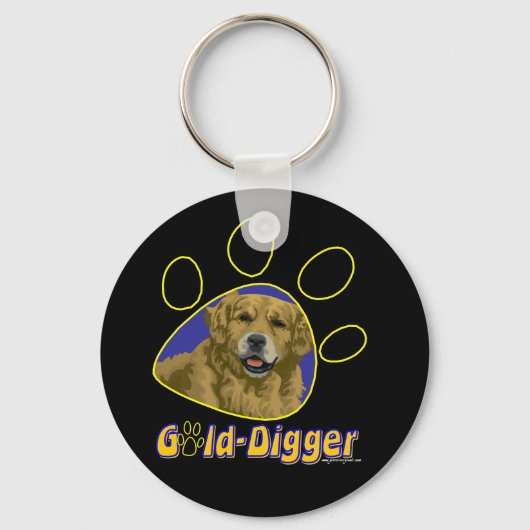 Gold - Digger Sleutelhanger (Voorkant)