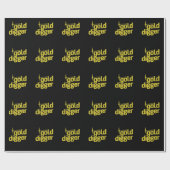 Gold Digger Spitzhacke Pickel Werkzeug Cadeaupapier (Vlak)