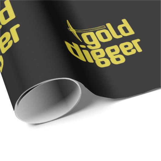 Gold Digger Spitzhacke Pickel Werkzeug Cadeaupapier (Rol Hoek)