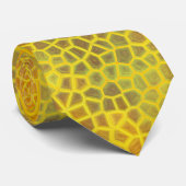 Gold Dinosaur Huid Stropdas (Opgerold)