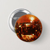 GOLD Disco Ball Button (Voorkant /achterkant)