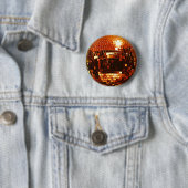 GOLD Disco Ball Button (In situ)