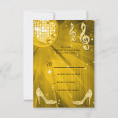Gold Disco Ball Sparkle Heels RSVP (Achterkant)