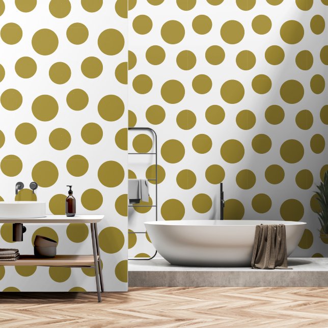 Gold Dot Behang (Badkamer)