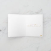 Gold Double Happiness Lanternes Merci Cartes (Intérieur)