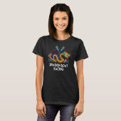 Gold Dragon Boat Racing T-shirt (Voorkant volledig)
