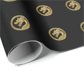 Gold Dragon Cadeaupapier (Rol Hoek)