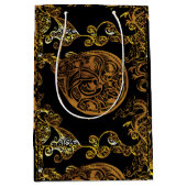 Gold Dragon Medium Cadeauzakje (Voorkant)