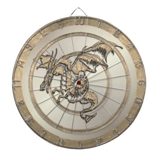 Gold Dragon Regulation Dartboard Dartbord (Voorkant)