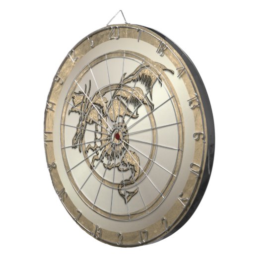 Gold Dragon Regulation Dartboard Dartbord (Voorkant Rechts)
