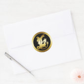 GOLD DRAGON RONDE STICKER (Envelop)