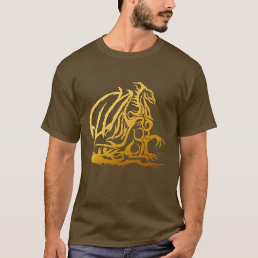 Gold Dragon Shirt (Voorkant)