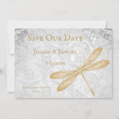 Gold Dragonfly bewaart de datum aankondiging (Voorkant)