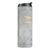 Gold Dragonfly Damask Thermosbeker (Gedraaid links)