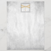 Gold Dragonfly - Papierblad op maat (Achterkant)