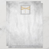 Gold Dragonfly - Papierblad op maat (Voorkant / Achterkant)