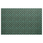Gold Dragons op groen Stof (Yard (91,4 cm))
