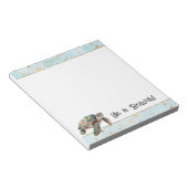 Gold Dream Zee Turtle Notitieblok (Schuin)