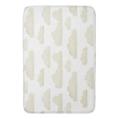 Gold Dreamtime Waterverf Clouds Badmat (Voorkant Verticaal)