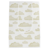 Gold Dreamtime Waterverf Clouds Cadeautas (Achterkant)