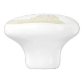 Gold Dreamtime Waterverf Clouds Ceramic Pull Keramische Knop (Zijkant)