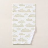 Gold Dreamtime Waterverf Clouds Handdoek (Handdoek)