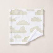 Gold Dreamtime Waterverf Clouds Handdoek (Wasdoekje)