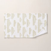 Gold Dreamtime Waterverf Clouds Handdoek (Handdoek)