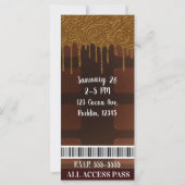 Gold Drip Wrapper Chocolate Snoep Bar VIP (Achterkant)