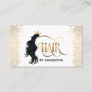 Gold Drives Hair stylist moderne typografie Visitekaartje