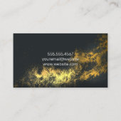 Gold Dust-achtergrond Visitekaartje (Achterkant)