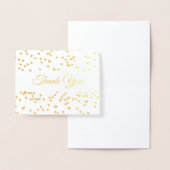 Gold Dust Confetti Dank u Folie Kaarten (Display)