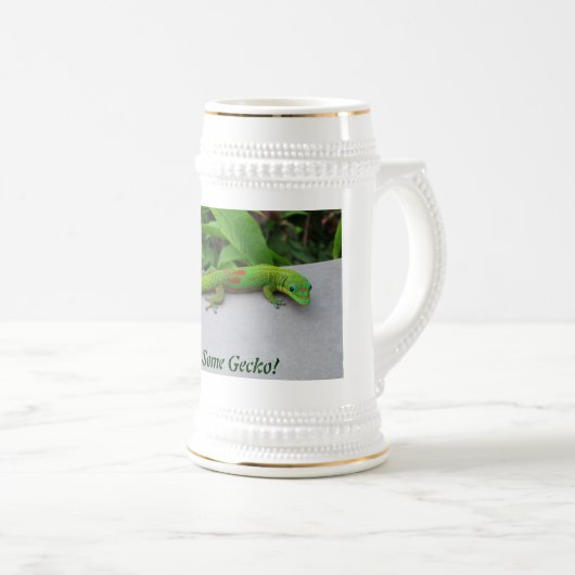 Gold Dust Day Gecko - Auditie en krijg wat Gecko Bierpul (Voorkant rechts)