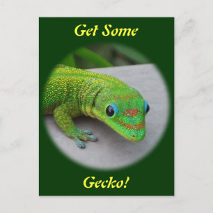 Gold Dust Day Gecko - Auditie en krijg wat Gecko Briefkaart